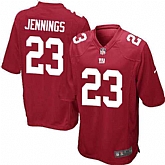 Nike Men & Women & Youth Giants #23 Rashad Jennings Red Team Color Game Jersey,baseball caps,new era cap wholesale,wholesale hats